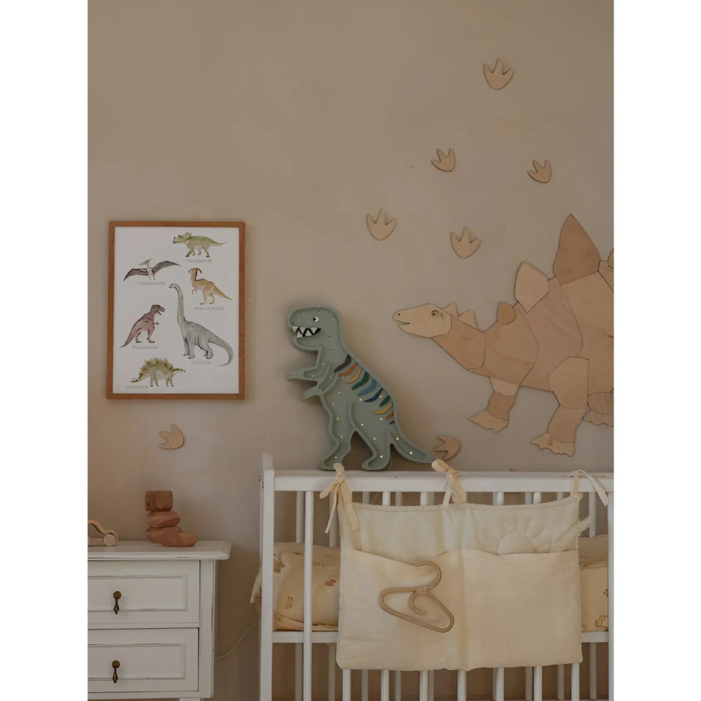 Dino T.rex Lampe - Kleine Lichter - Holzlampen