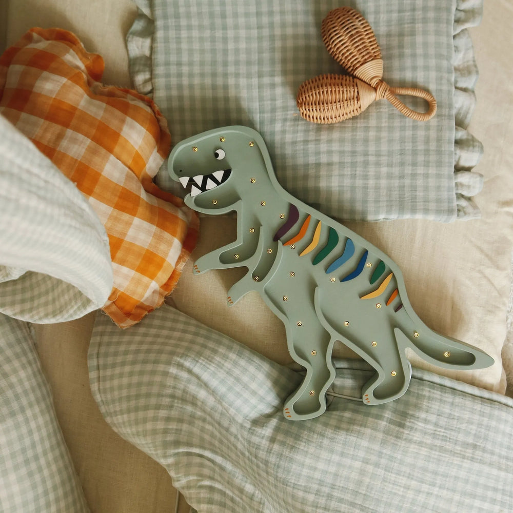Dino T.rex Lampe - Kleine Lichter - Holzlampen