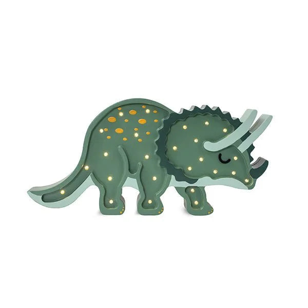 Λάμπα Dino Triceratops - Ξύλινες Λάμπες - Little Lights