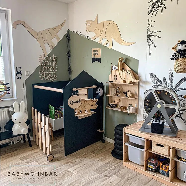 Diplodocus Dinosaurier – Wanddekoration aus Holz, Größe S – 75 cm x 90 cm – Wand – Jetzt zuschneiden