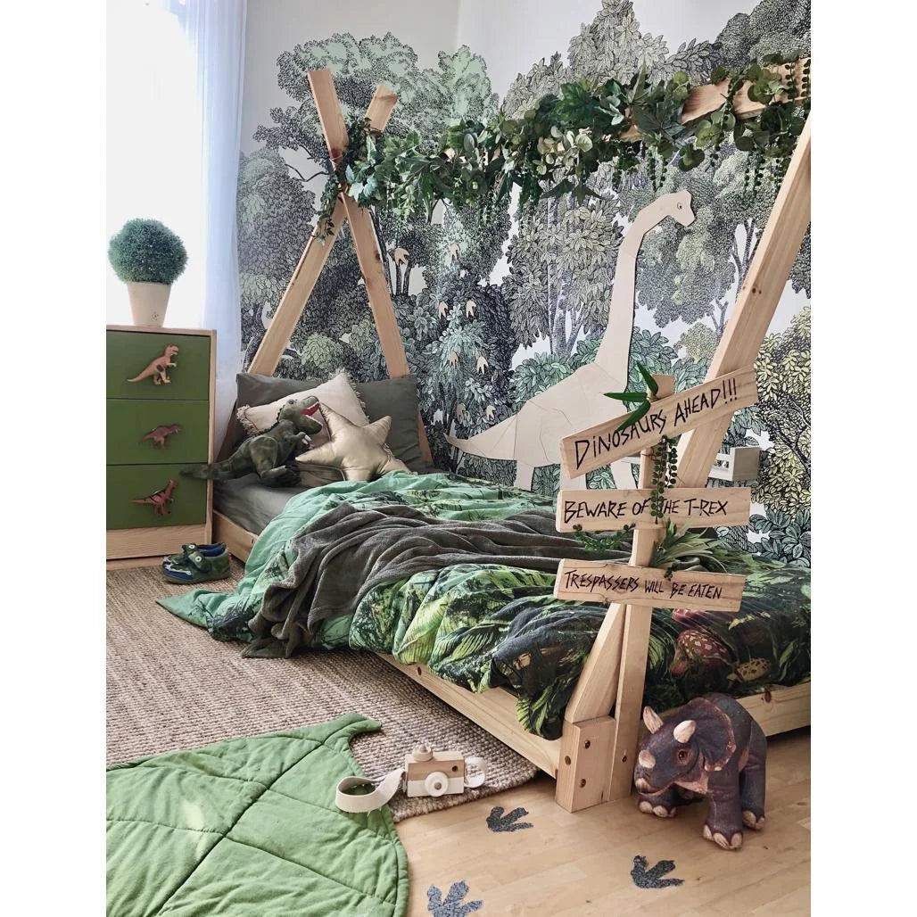 Dinosaurus Diplodocus - Drevená Nástenná Dekorácia Veľkosť s - 75cmx90cm - Nástenná - Cut It Now