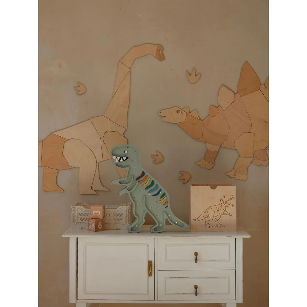 Dinosaurus Diplodocus - Drevená Nástenná Dekorácia Veľkosť s - 75cmx90cm - Nástenná - Cut It Now