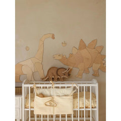 Dinosaurus Diplodocus - Drevená Nástenná Dekorácia Veľkosť s - 75cmx90cm - Nástenná - Cut It Now