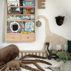 Dinosaurus Diplodocus - Drevená Nástenná Dekorácia Veľkosť s - 75cmx90cm - Nástenná - Cut It Now