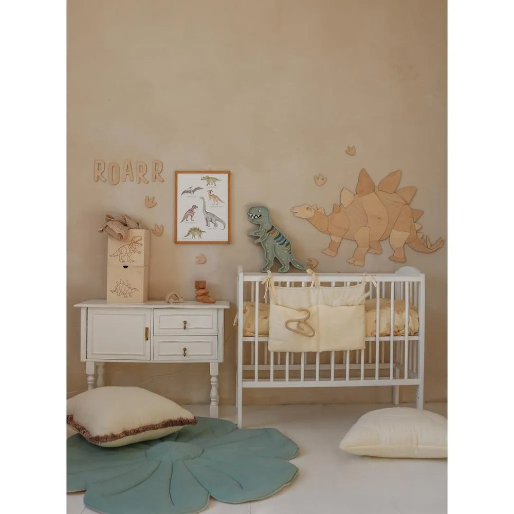 Dinosaur Stegosaurus - Wooden Wall Decoration Size s - 60cmx94cm - Wall Decorations - Cut It Now