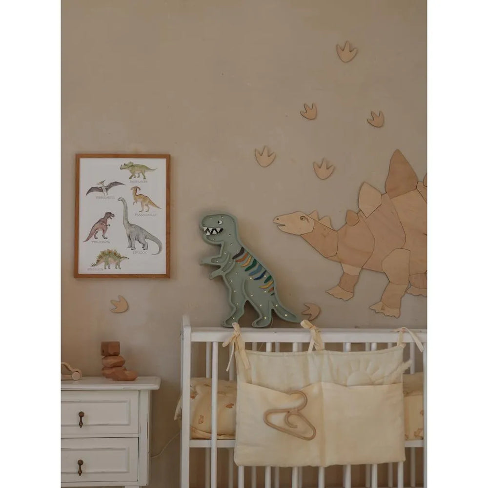 Dinosaur Stegosaurus - Wooden Wall Decoration Size s - 60cmx94cm - Wall Decorations - Cut It Now