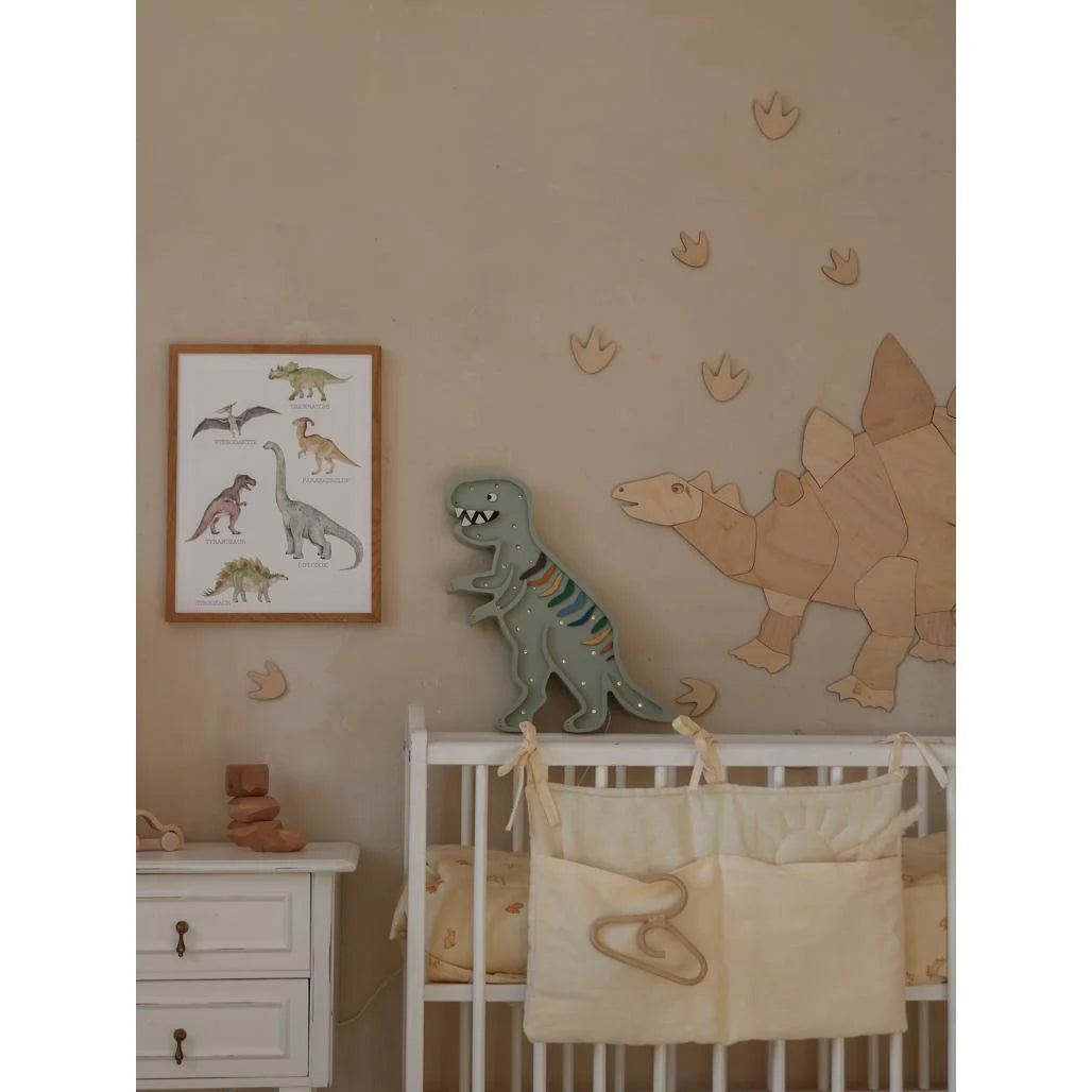 Stegosaurus Dinosaurier - Holz-Wanddeko Größe S - 60cmx94cm - Wanddeko - Cut It Now
