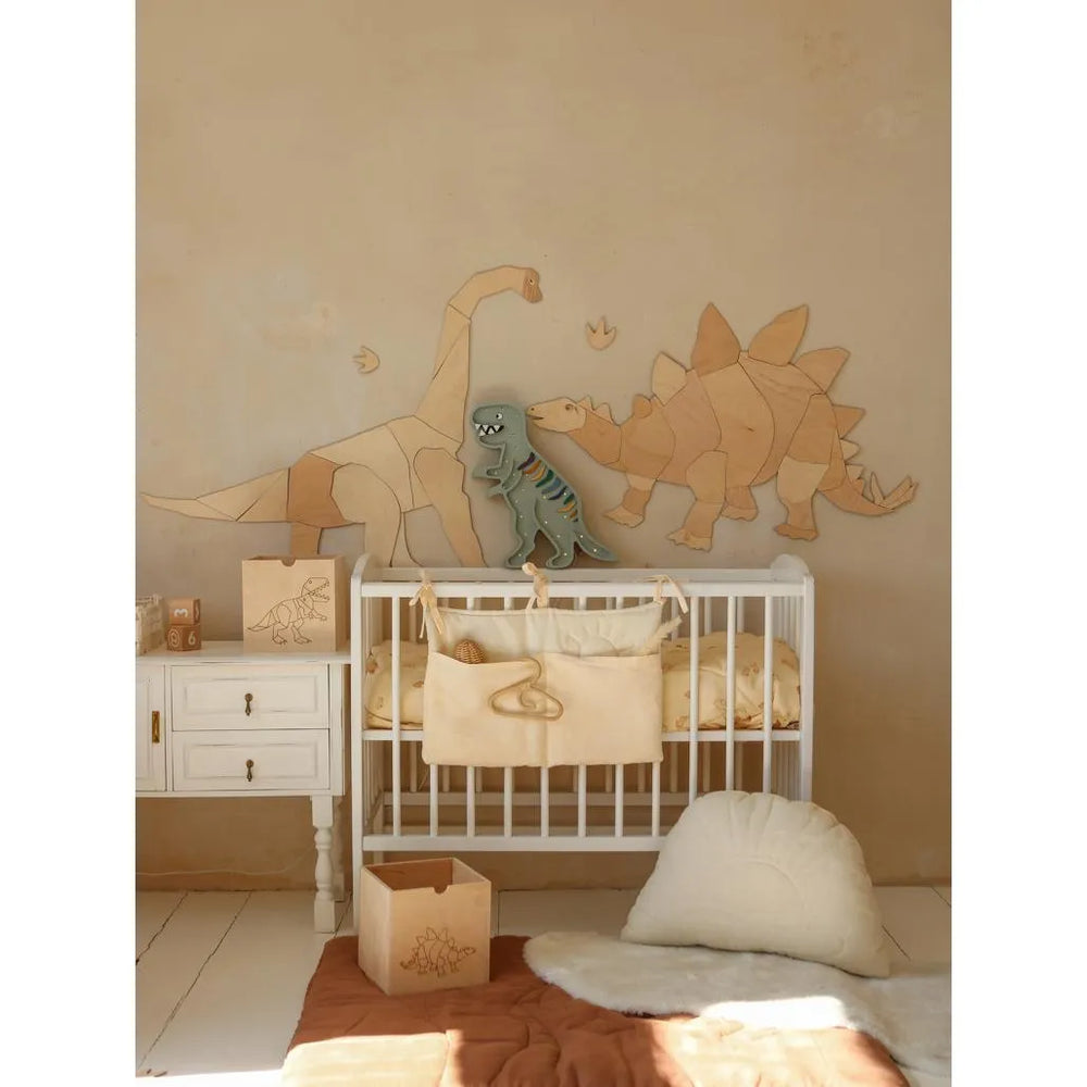 Dinosaurus Stegosaurus - Dřevěná Nástěnná Dekorace Xl Velikost - 100cmx155cm - Nástěnná - Cut It Now