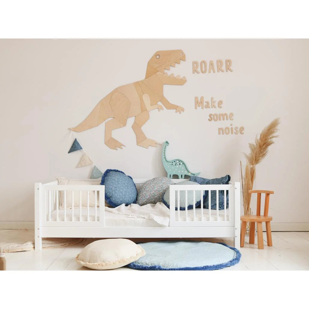 Dinosaurus T-rex Tyranosaurus - Drevená Nástenná Dekorácia Veľkosť m - 100cmx125cm - Nástenná - Cut It Now