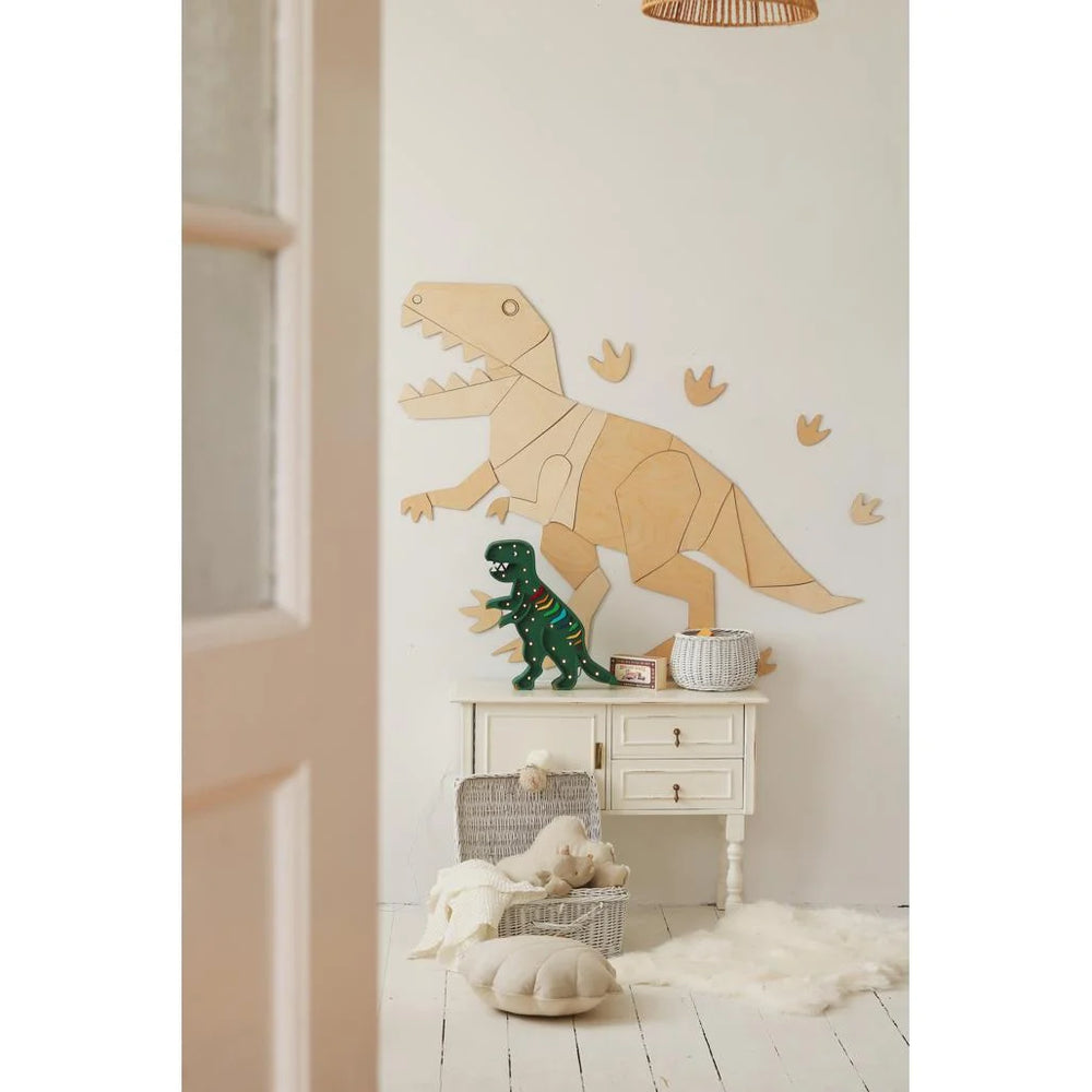 Dinosaur T-rex Tyranosaurus - Trævægsdekoration XL - 135cmx170cm - Væg - Cut It Now