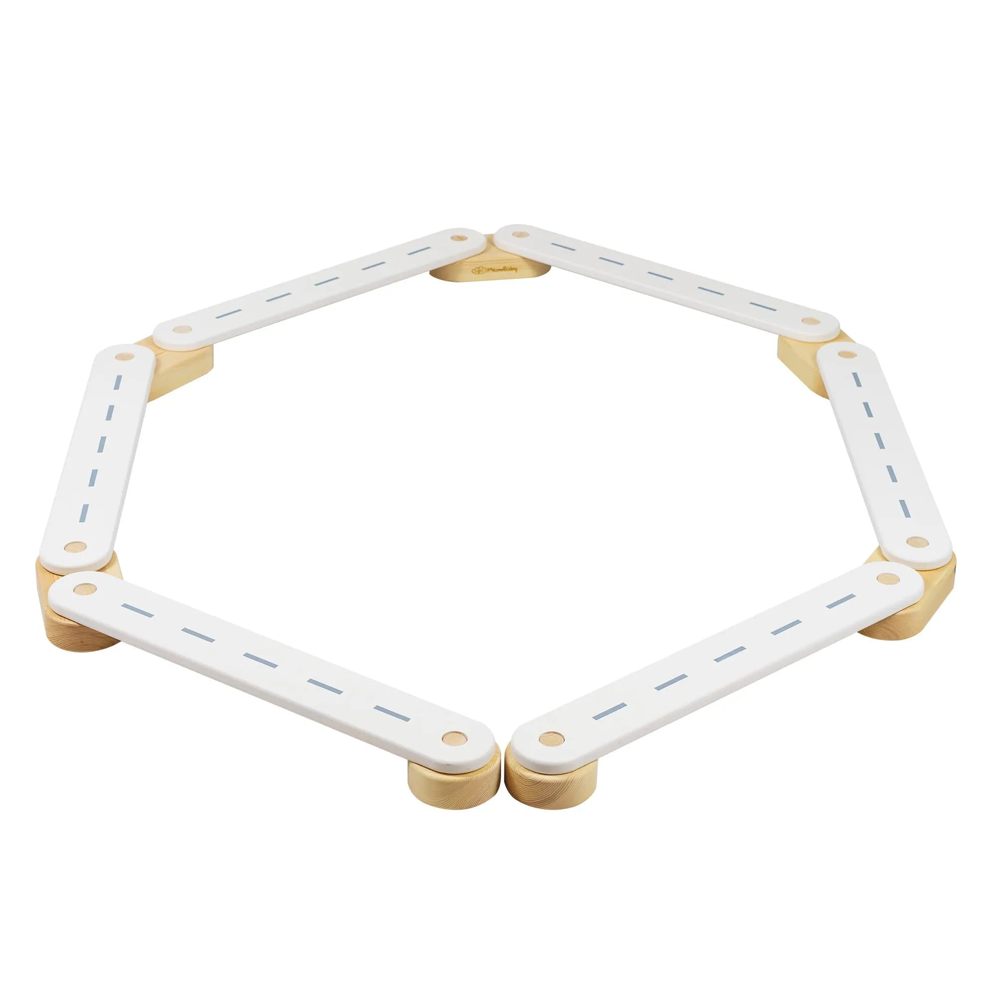 Holz-Schwebebalken Weiß 6 Elemente - Balance Boards - Meowbaby