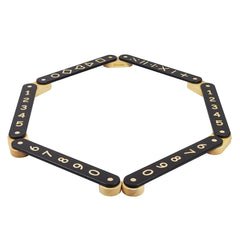 Trave di equilibrio in legno nera 6 elementi - Balance Boards - Meowbaby