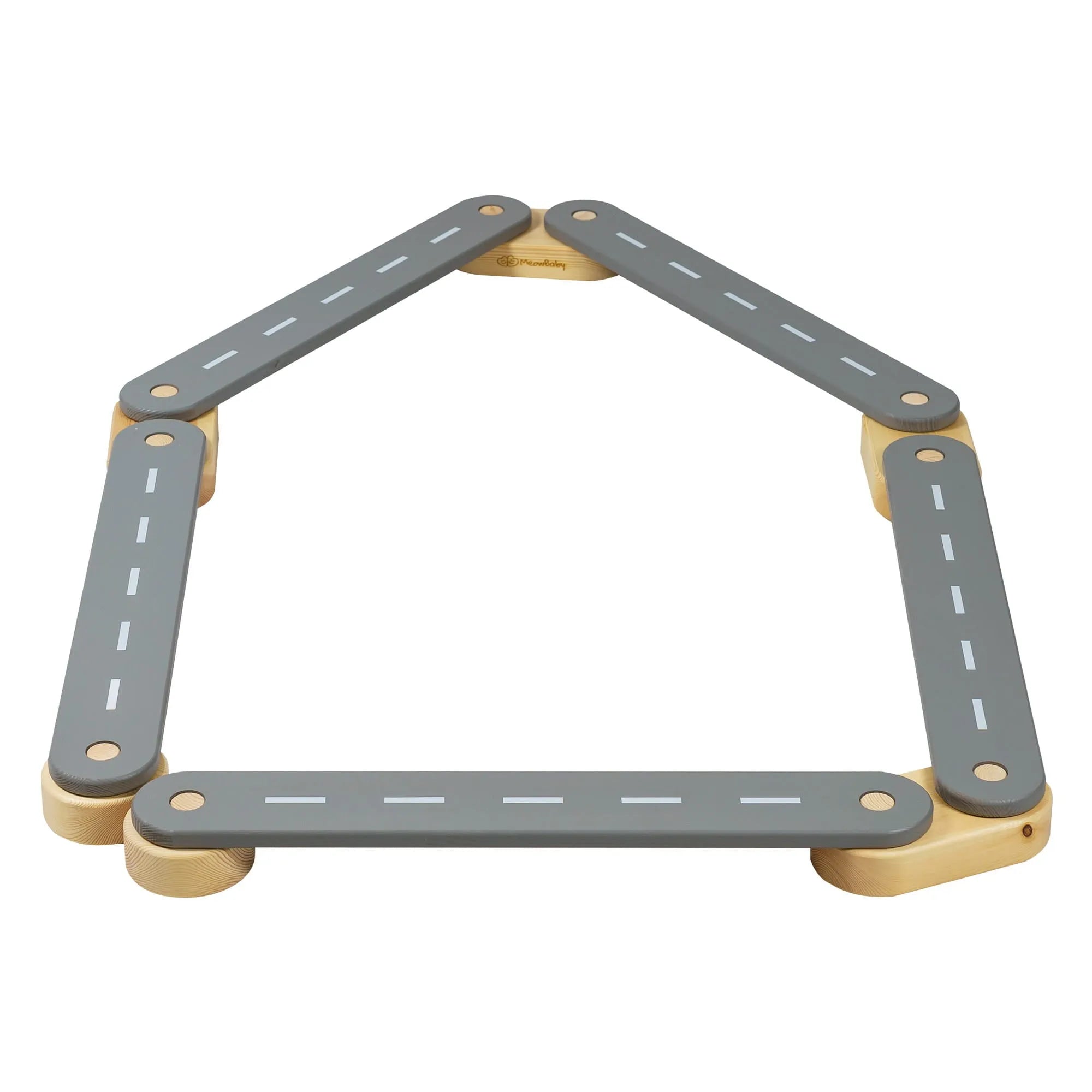 Holz-Schwebebalken Grau 5 Elemente - Balance Boards - Meowbaby