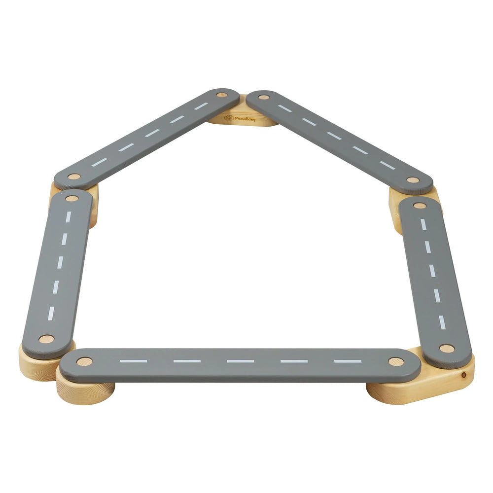 Holz-Schwebebalken Grau 5 Elemente - Balance Boards - Meowbaby