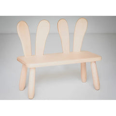 Panca in legno per bambini Natur Bunny - Set in legno e plastica - Kidozia