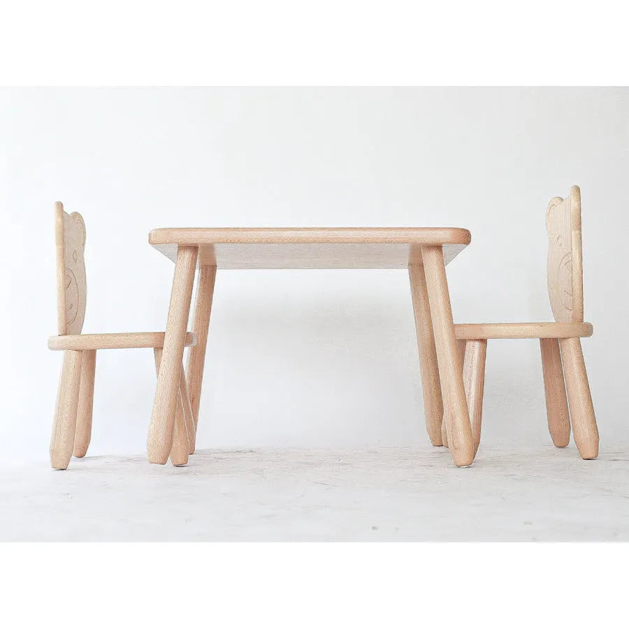 Set per bambini in legno Natur Bear - Set in legno e plastica - Kidozia