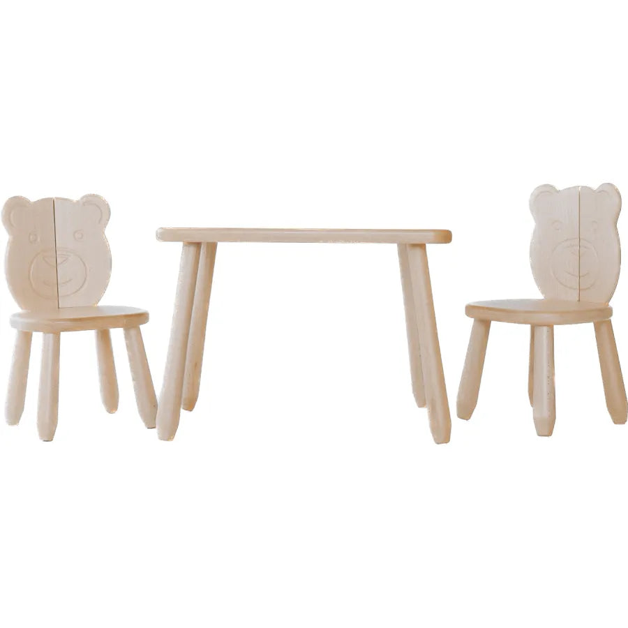 Set per bambini in legno Natur Bear - Set in legno e plastica - Kidozia