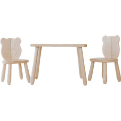 Set per bambini in legno Natur Bear - Set in legno e plastica - Kidozia