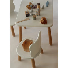 Drevená Detská Sada Natur White Bear - Drevené a Plastové Sety - Kidozia