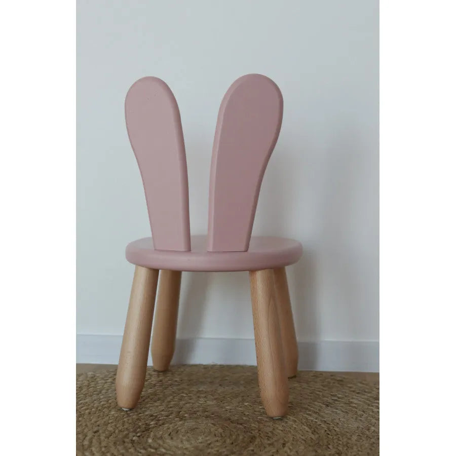 Kinderstuhl aus Holz Rose Bunny - Sets aus Holz und Kunststoff - Kidozia