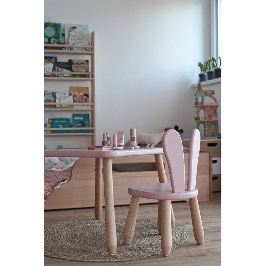 Kinderstuhl aus Holz Rose Bunny - Sets aus Holz und Kunststoff - Kidozia