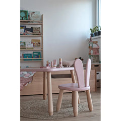 Kinderstuhl aus Holz Rose Bunny - Sets aus Holz und Kunststoff - Kidozia