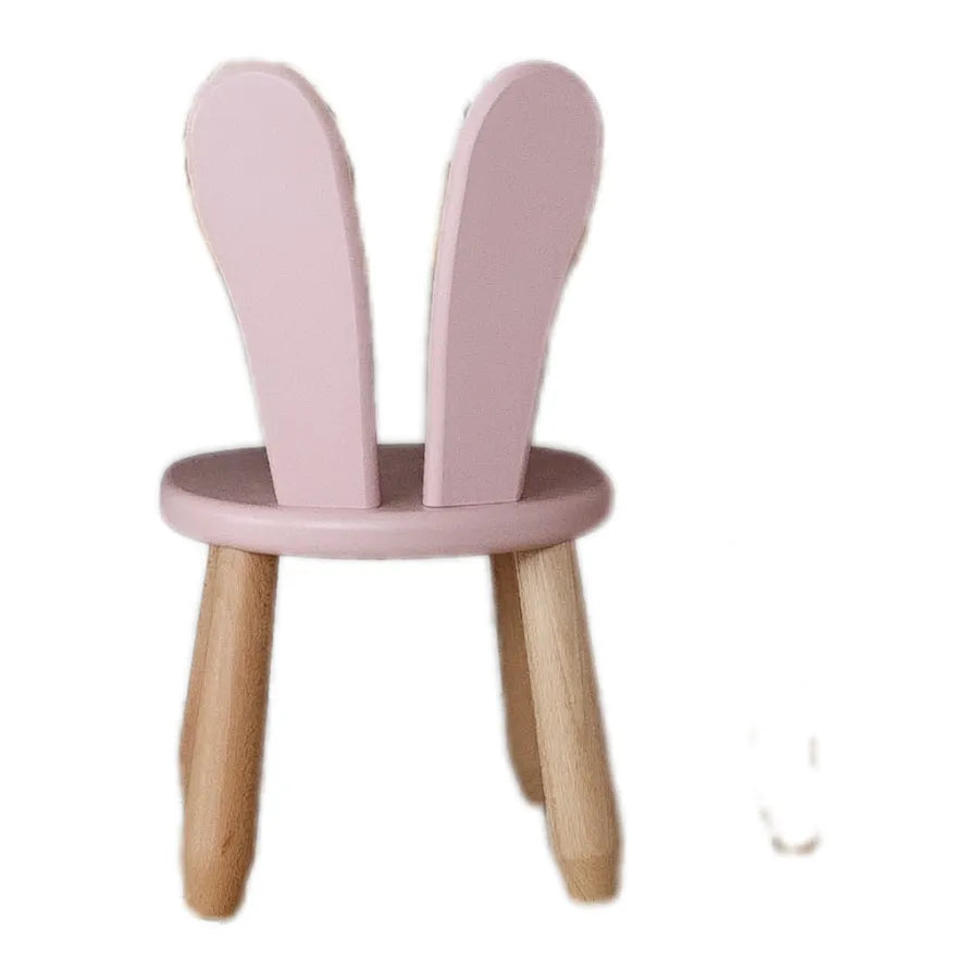 Kinderstuhl aus Holz Rose Bunny - Sets aus Holz und Kunststoff - Kidozia