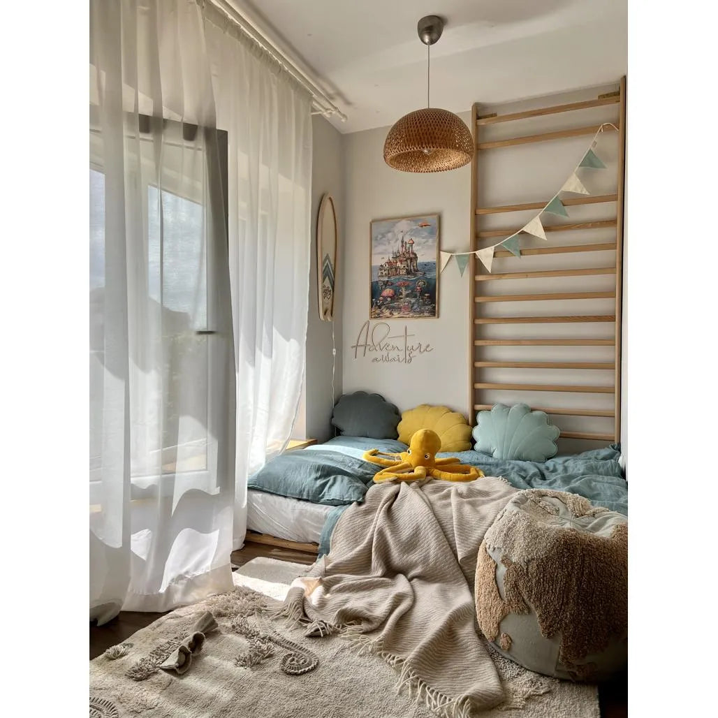 Cartello da parete in legno: L'avventura ti aspetta - 100 cm x 30 cm - Decorazione da parete - Taglialo subito