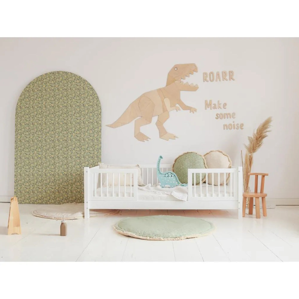 Wandschild aus Holz: "Make Some Roarr Noise" – 140 cm x 15 cm – Wanddekoration – Jetzt zuschneiden