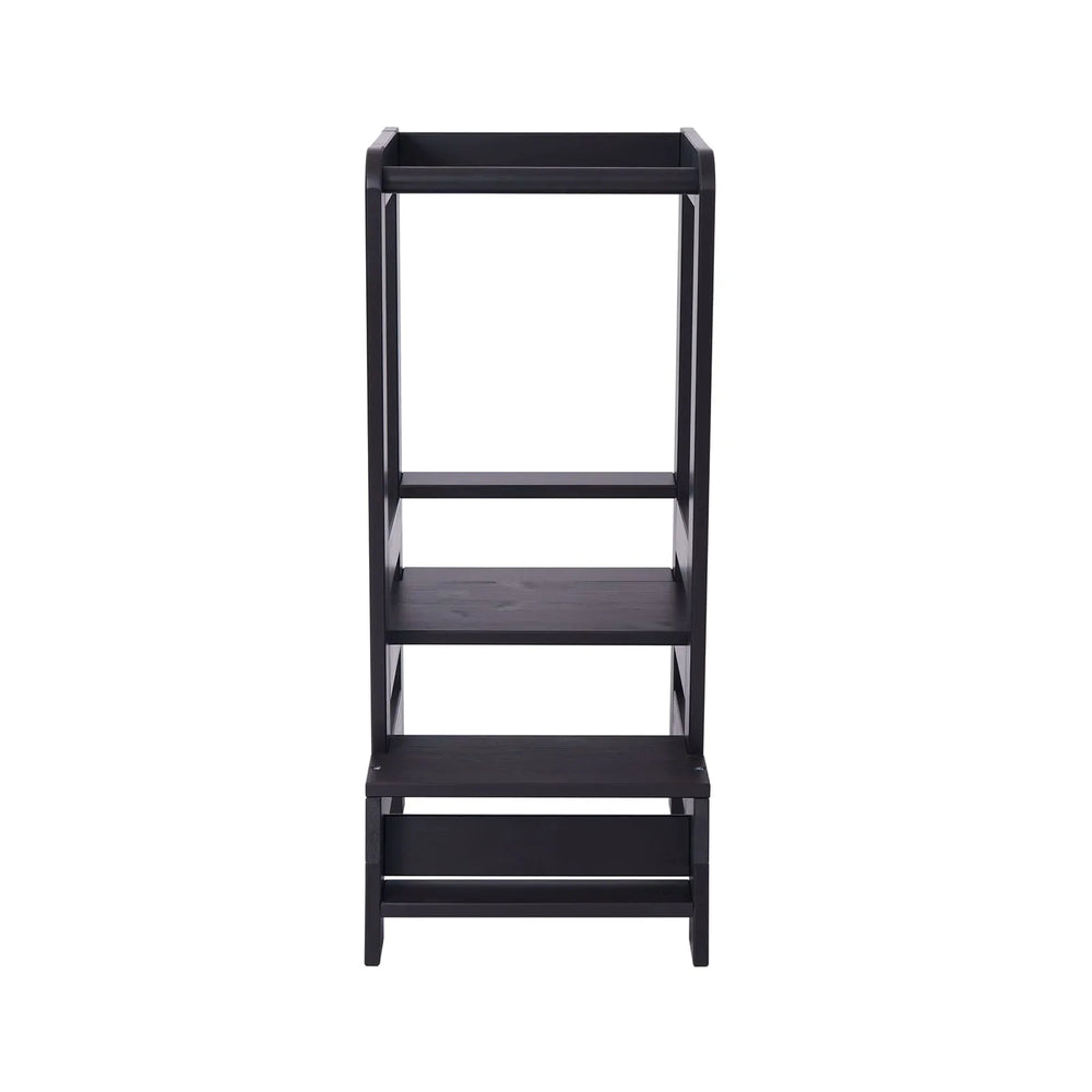 Drevený Kuchynský Pomocník Učebná Veža čierna Veže Meowbaby