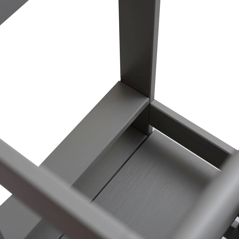 Drevený Kuchynský Pomocník Učebná Veža Tmavosivá Veže Meowbaby