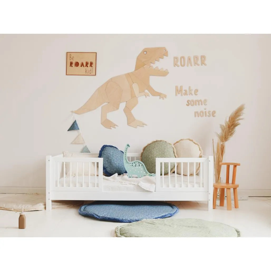 Affiche en bois « Soyez une lionne » - 30 cm x 39 cm - Décoration murale - Cut It Now