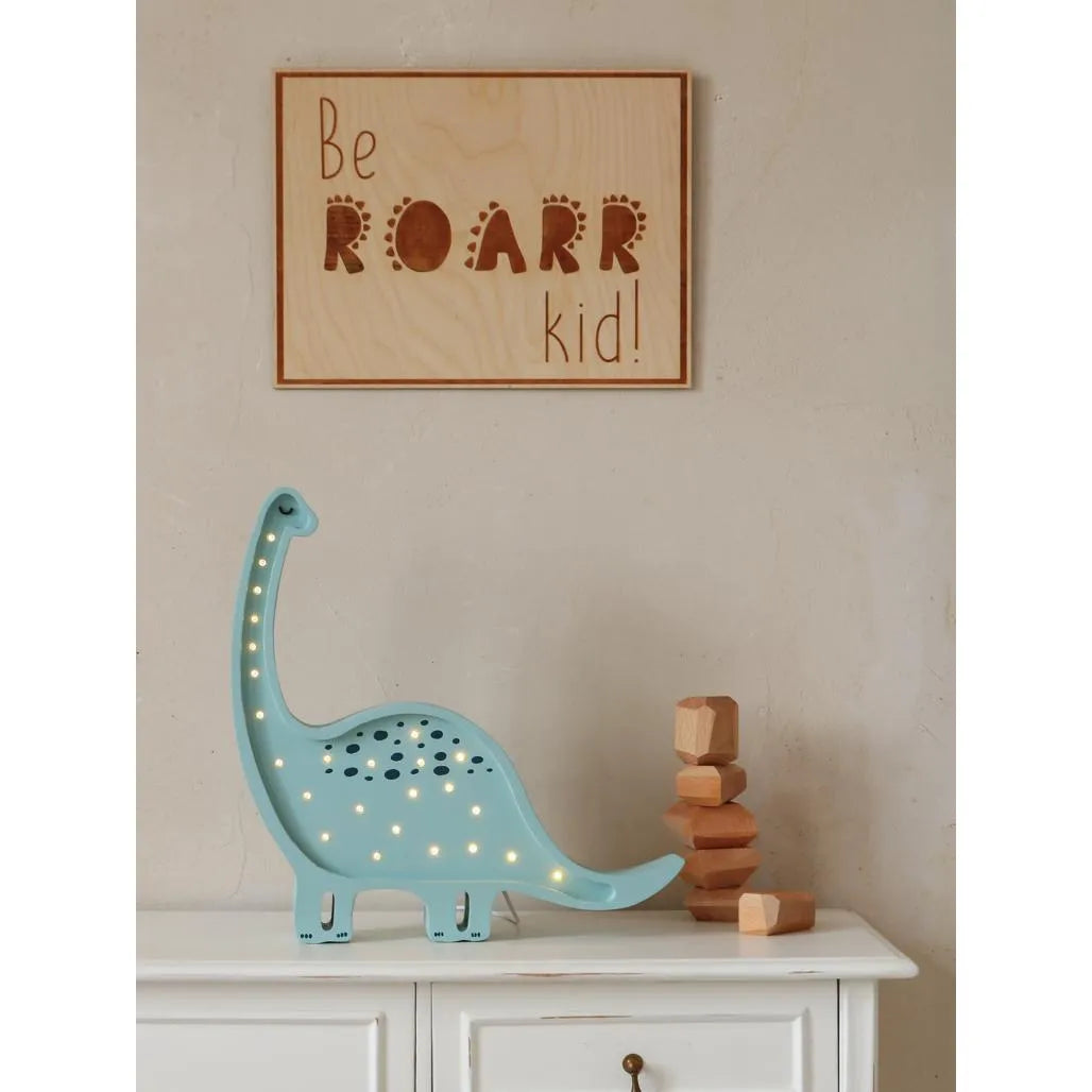 Affiche en bois « Soyez une lionne » - 30 cm x 39 cm - Décoration murale - Cut It Now