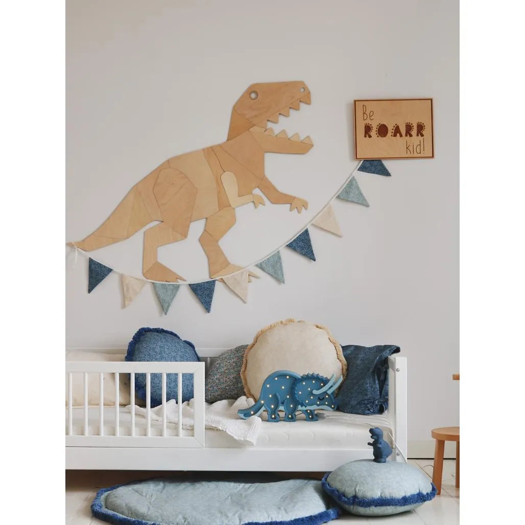 Affiche en bois « Soyez une lionne » - 30 cm x 39 cm - Décoration murale - Cut It Now