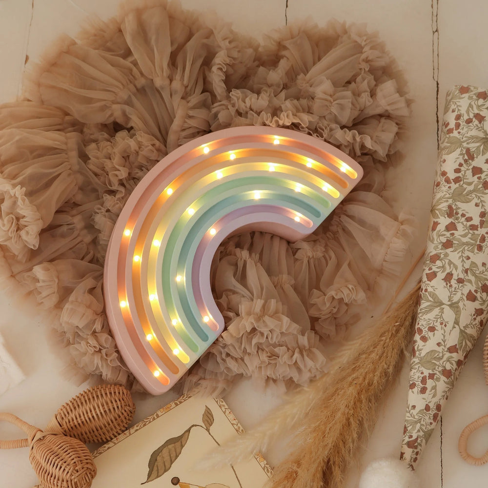 Rainbow Lamp - Wooden Lamps - Little Lights