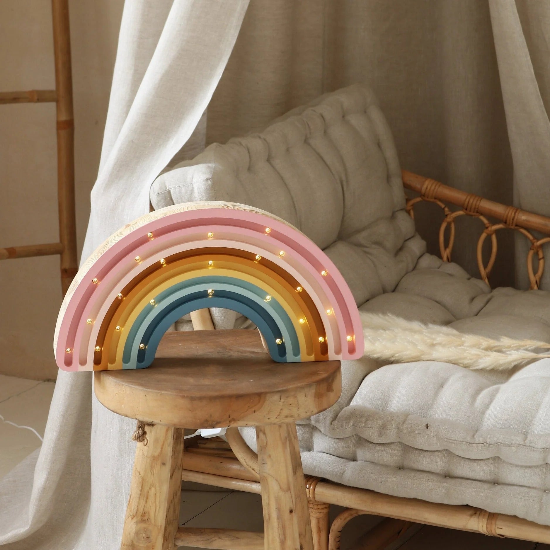 Rainbow Lamp - Wooden Lamps - Little Lights