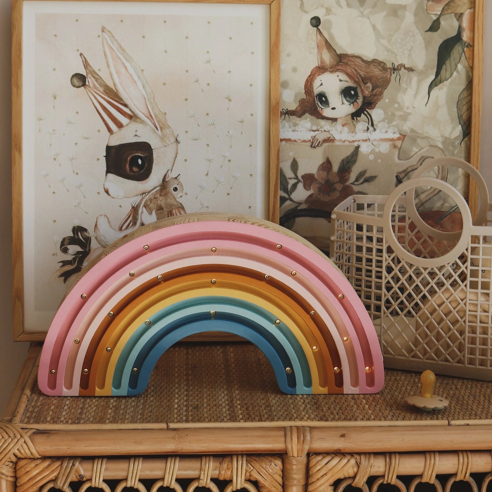 Rainbow Lamp - Wooden Lamps - Little Lights