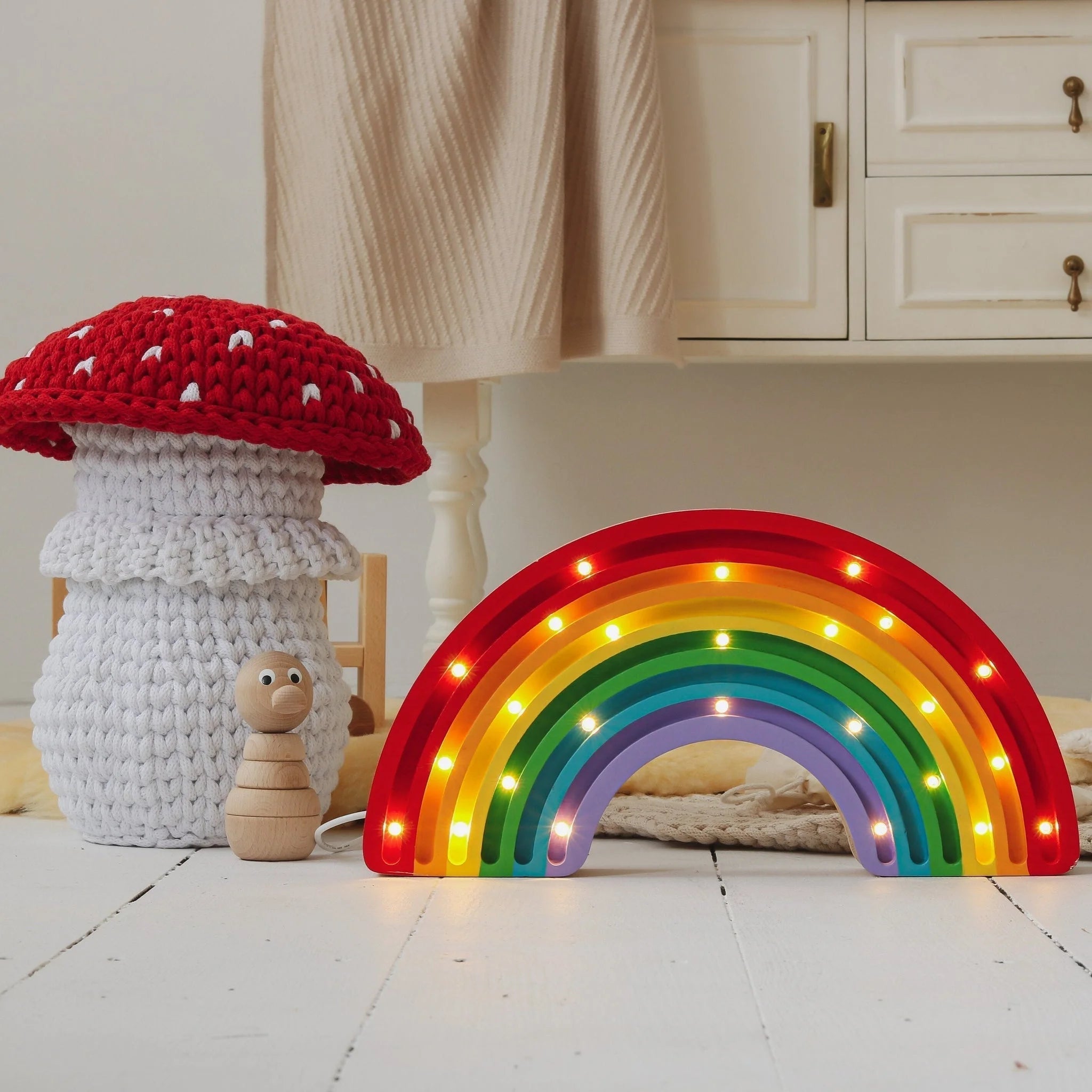 Rainbow Lamp - Wooden Lamps - Little Lights
