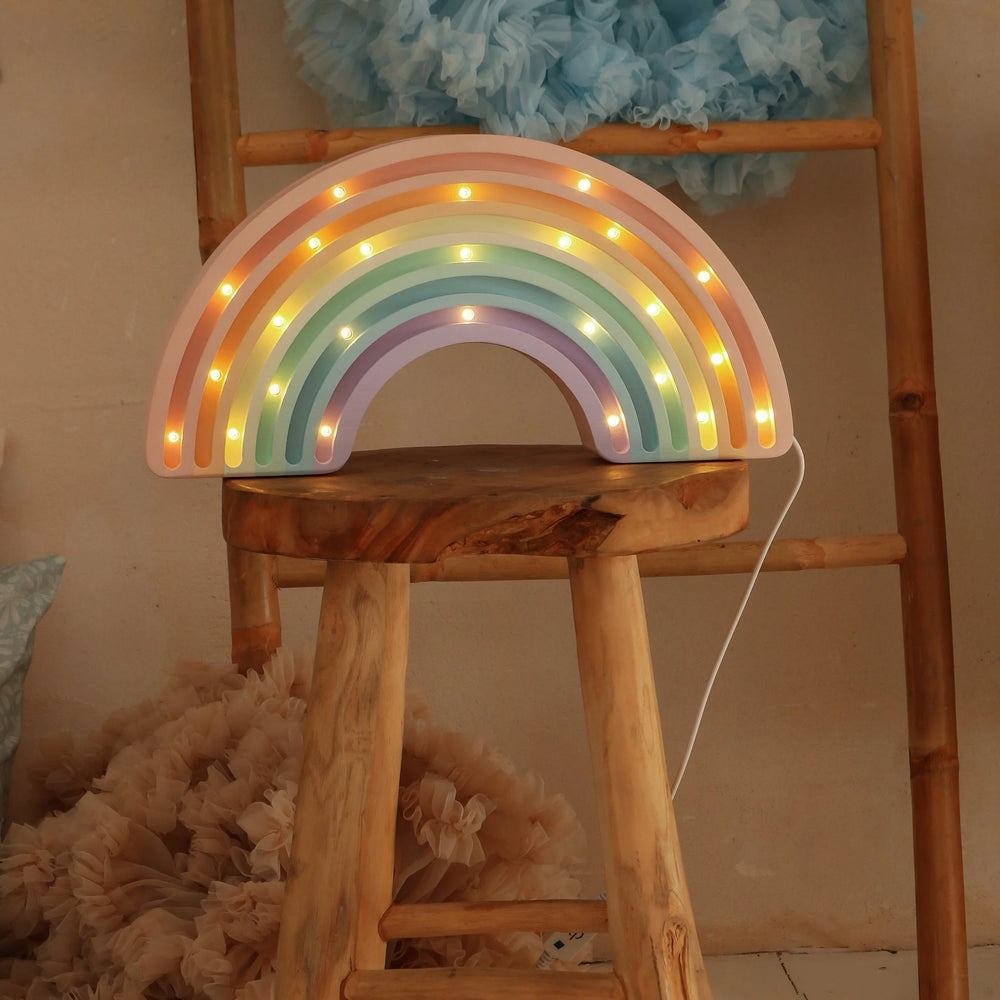 Rainbow Lamp - Wooden Lamps - Little Lights