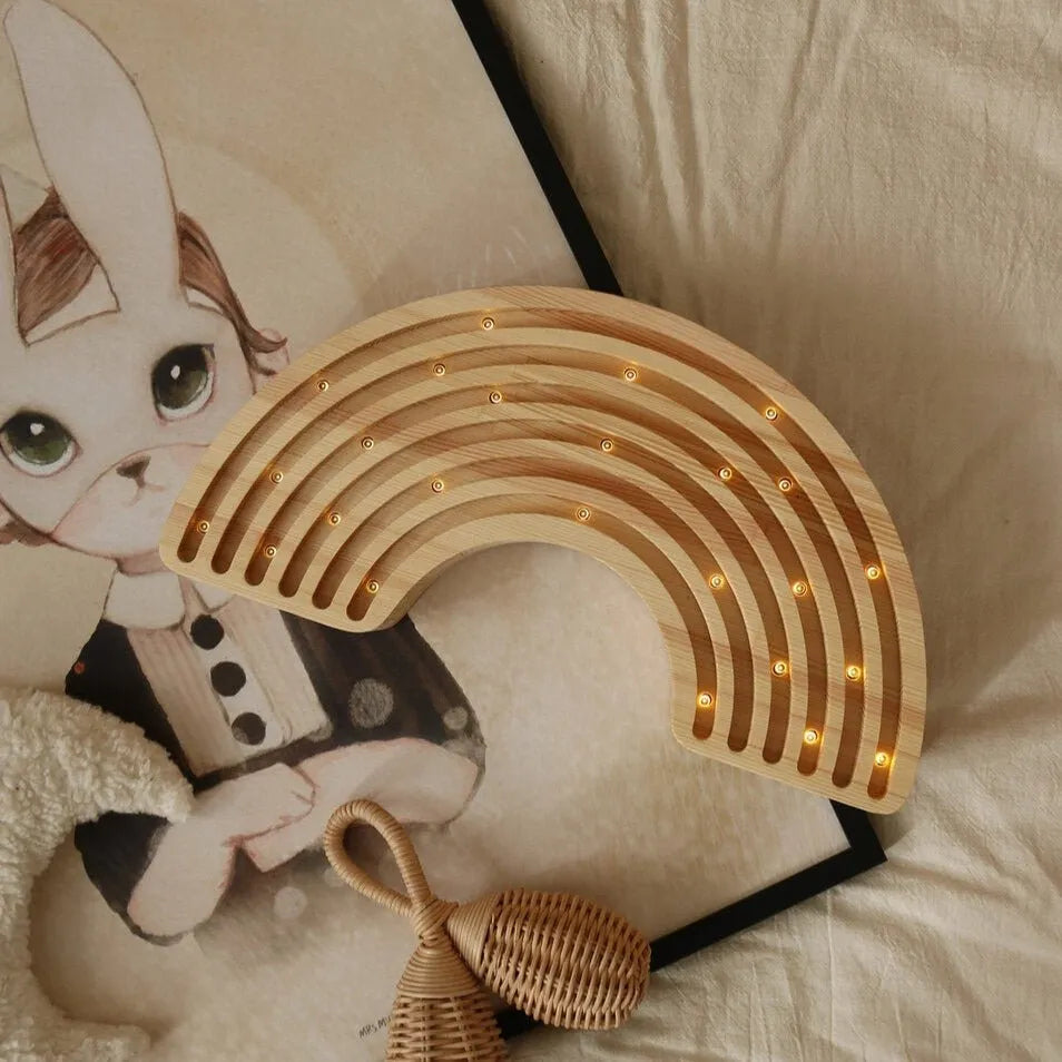 Regenbogenlampe - Kleine Lichter - Holzlampen