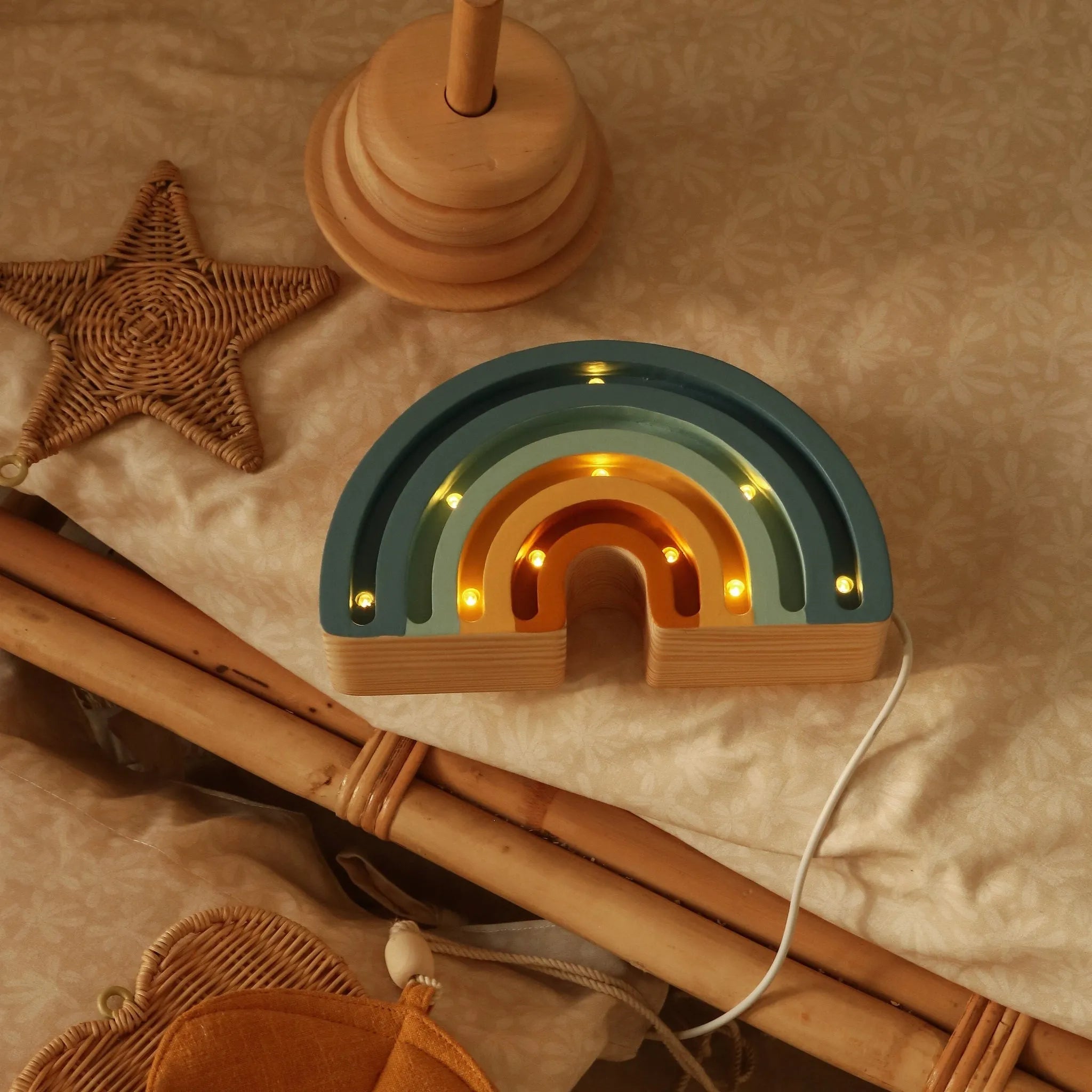 Rainbow Lamp Mini - Little Lights - Wooden Lamps