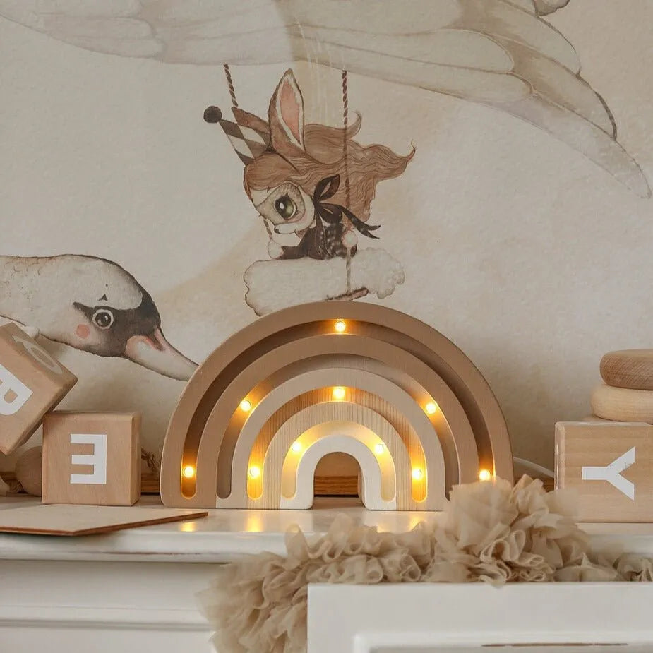 Rainbow Lamp Mini - Little Lights - Wooden Lamps