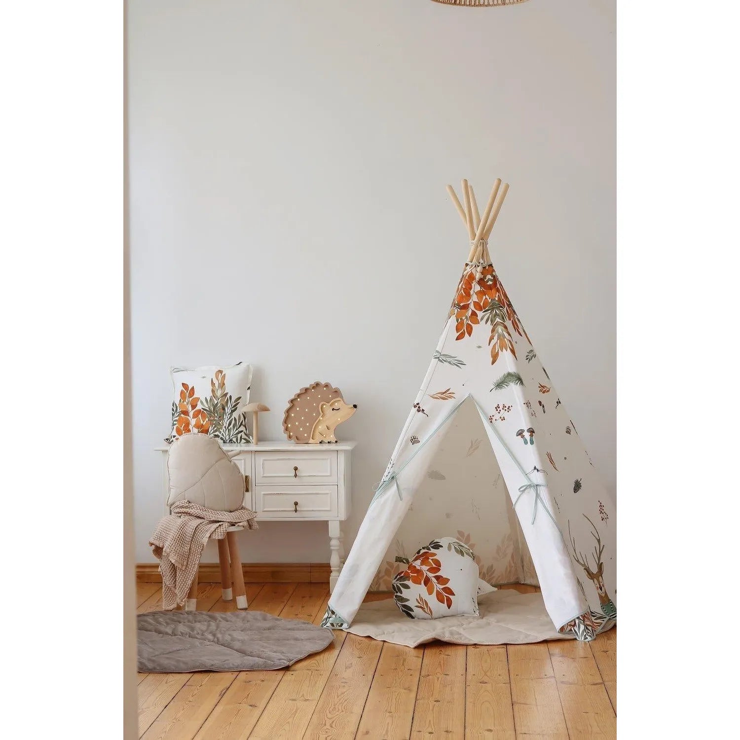 Tienda tipi con colchoneta - Amigos del bosque - Moi Mili