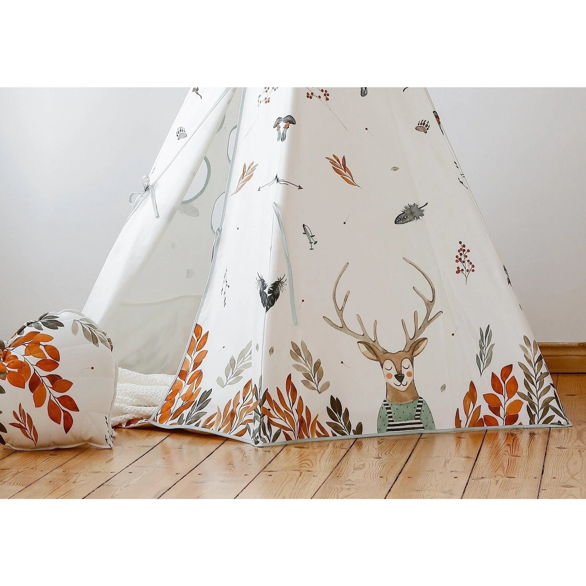 Tienda tipi con colchoneta - Amigos del bosque - Moi Mili