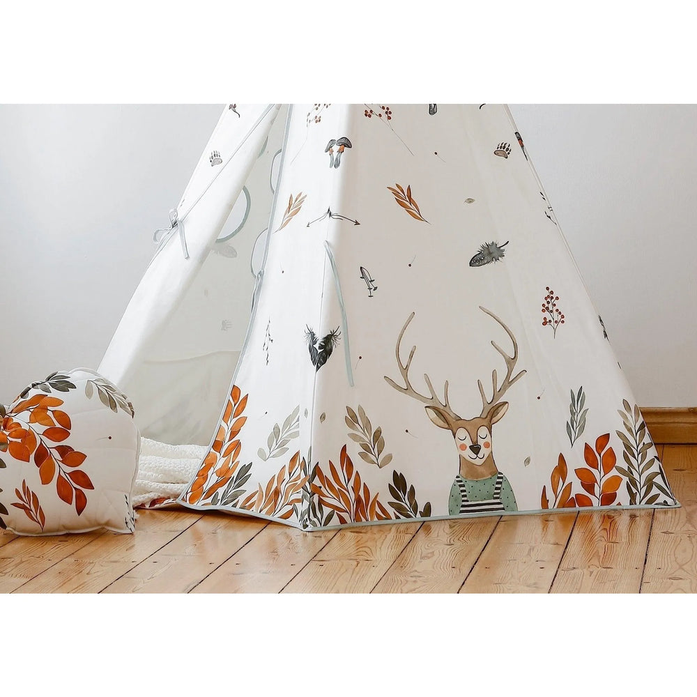 Tienda tipi con colchoneta - Amigos del bosque - Moi Mili