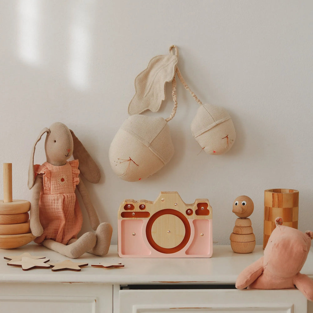 Camera Lamp Mini - Little Lights - Wooden Lamps