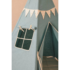 Teepee Tent with Garland - Zlatá Hviezda - Moi Mili