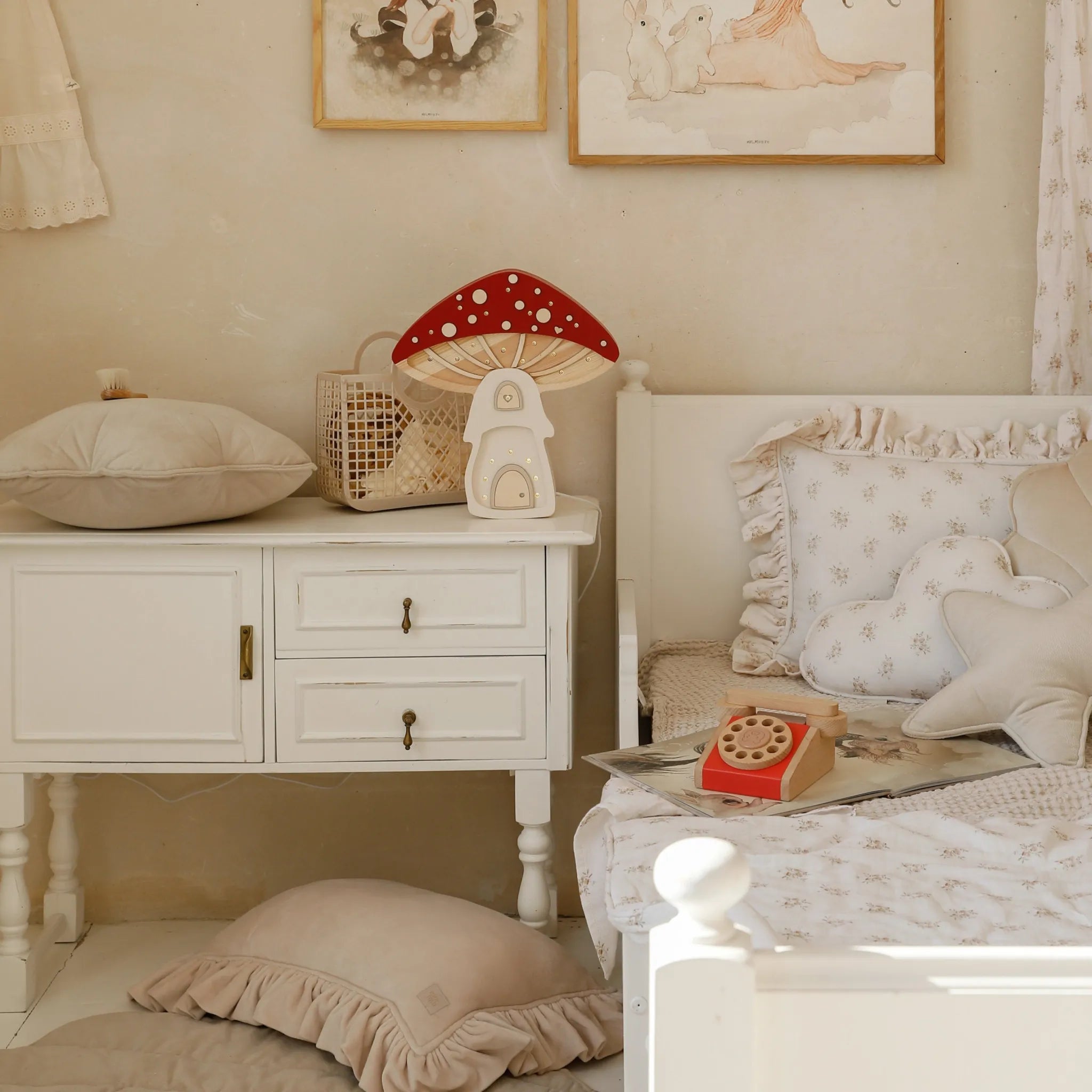 Lampada a fungo - Piccole luci - Lampade in legno