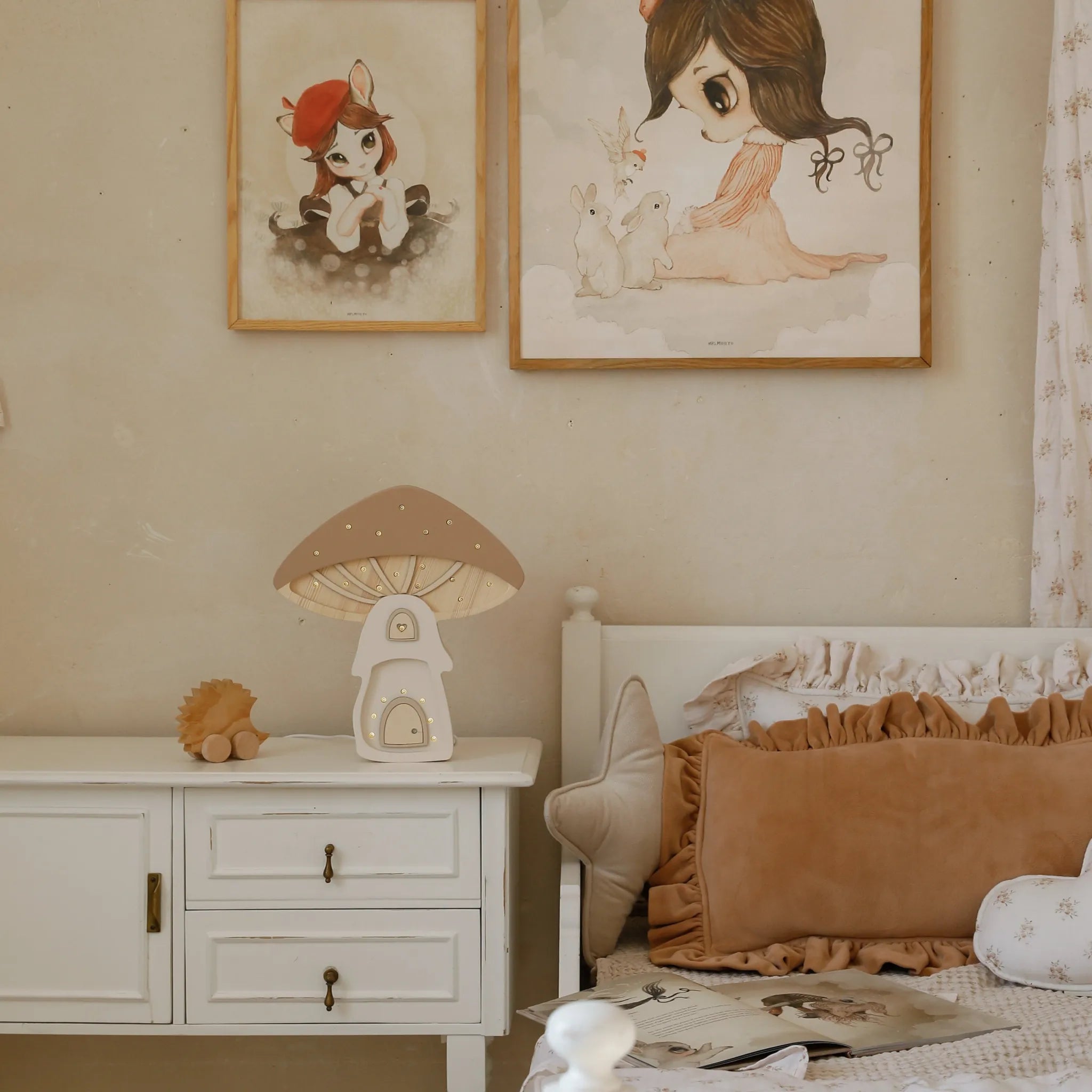 Lampada a fungo - Piccole luci - Lampade in legno