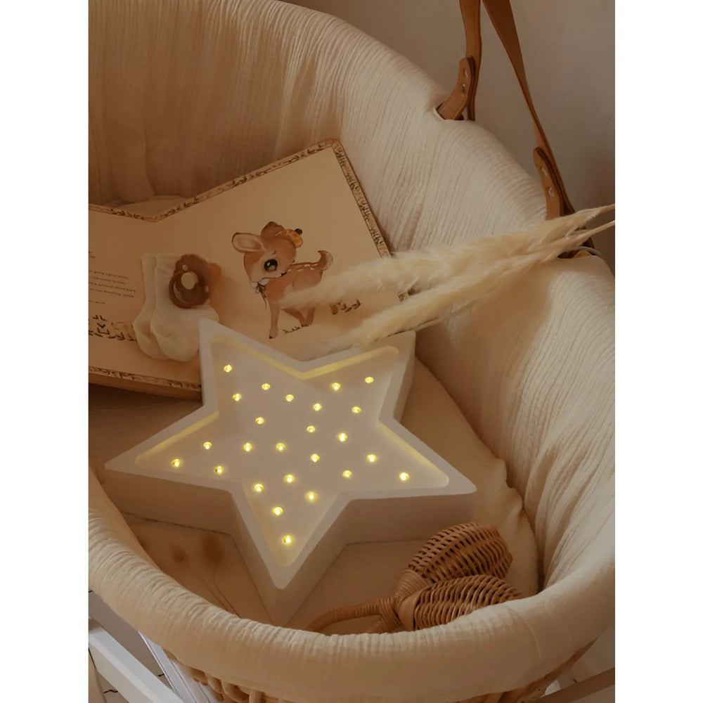 Lampada a stella - Piccole luci - Lampade in legno